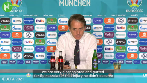 Mancini: 'Italy gutted for Spinazzola after serious injury'